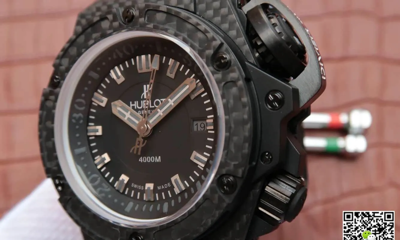 Hublot King Power Oceanographic 4000M 731.QX.1140.RX V6 Factory 1:1 Best Edition Replica Watch Carbon Fiber Case